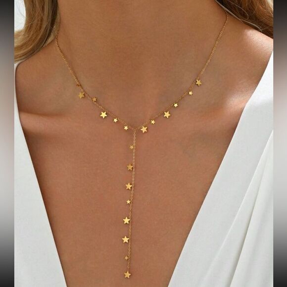 Star drop necklace #1384 - Picture 1 of 4